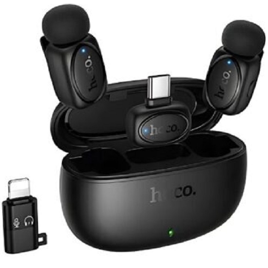 Микрофон БП HOCO L19 Black Lightning 8-pin Type-C