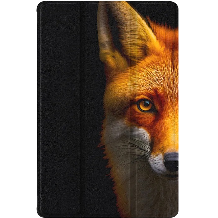 Чехол футляр-книга ZIBELINO для iPad 2025 (A16)/Apple iPad 10 2022 (A3354/A3355/A3356/A2696/A2757/A2777) 10.9" (черный) 8038 ЛИСА ГЛАЗА