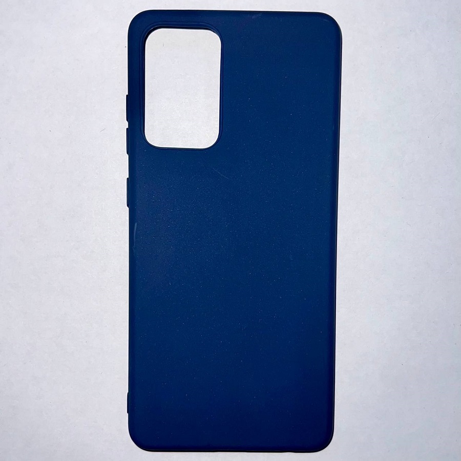 Задняя накладка  GRESSO коллекция Меридиан для Samsung Galaxy A72 темно-синий
