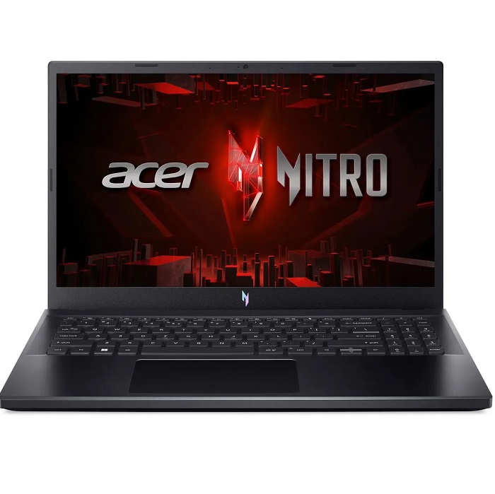 Ноутбук игровой 15.6" Acer Nitro V 15 (AMD Ryzen 5-7535HS/ 16 ГБ/ SSD 512 ГБ/ RTX 4050/ DOS) (NH.QSGER.001) черный