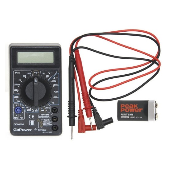 Мультиметр GoPower DigiM 100