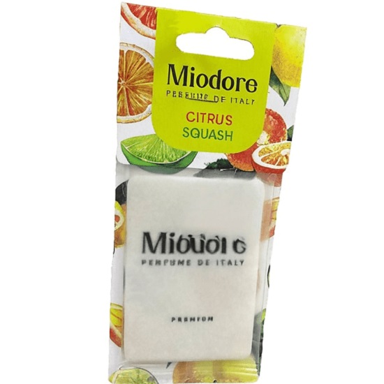 Ароматизатор MIODORE - CITRUS SQUASH  (подвесной картонный)