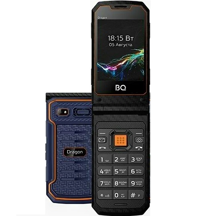 Телефон BQ 2822 Dragon Blue+Orange
