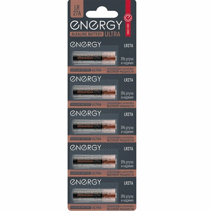 Элемент питания ENERGY Ultra LR27A/5B