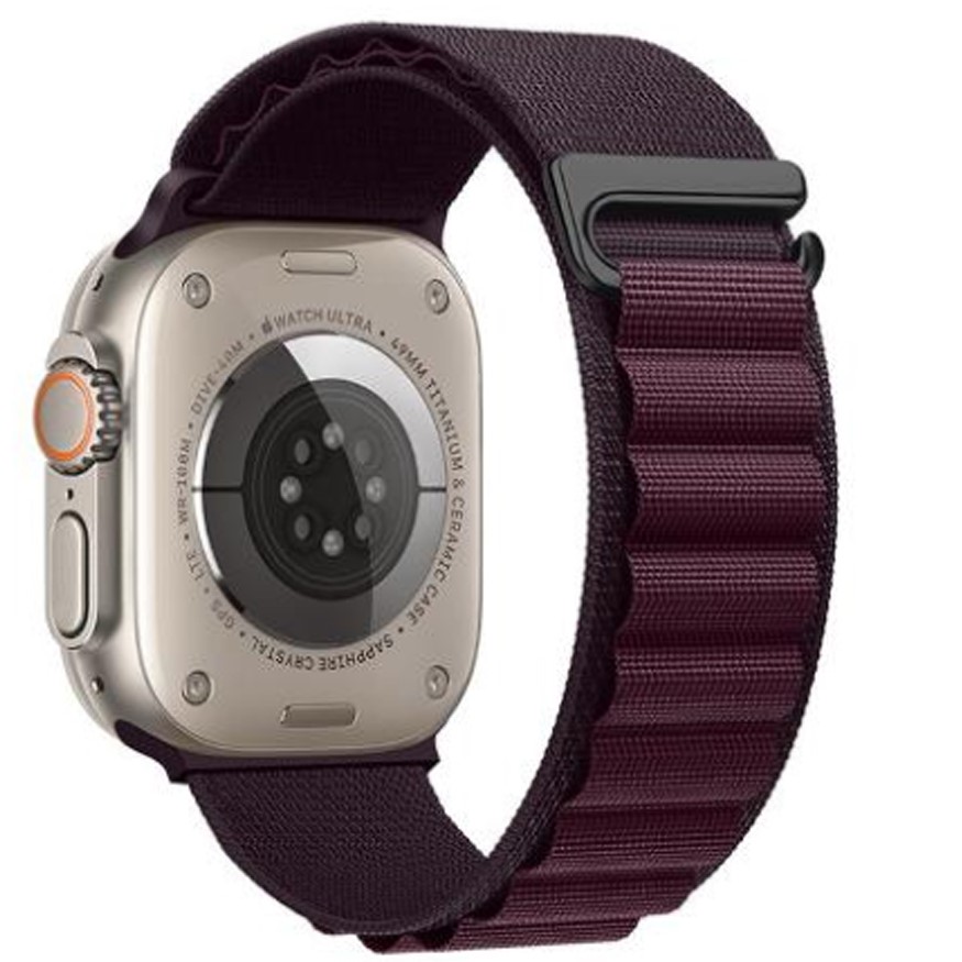 Тканевый ремешок HOCO WA20 для APPLE Watch 42/44/45/49mm, фиолетовый