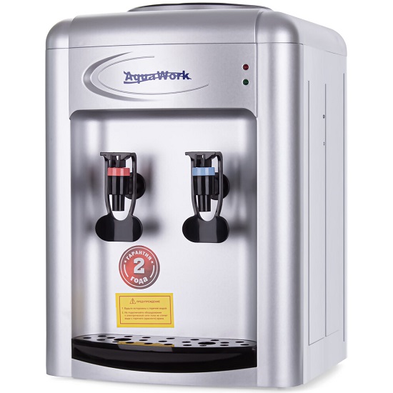 Кулер Aqua Work 0.7-TKR настольный серебристый