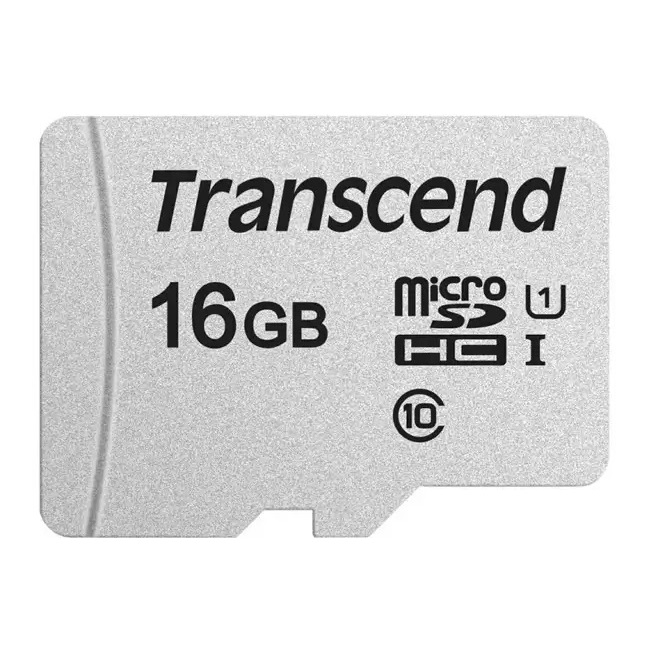 Micro SD 16Gb Transcend 300SUHS-I U1 без адаптера