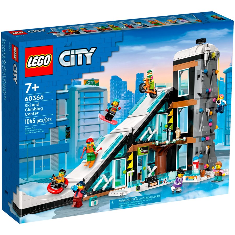 Конструктор LEGO City 60366 Центр лыжного спорта и скалолазания