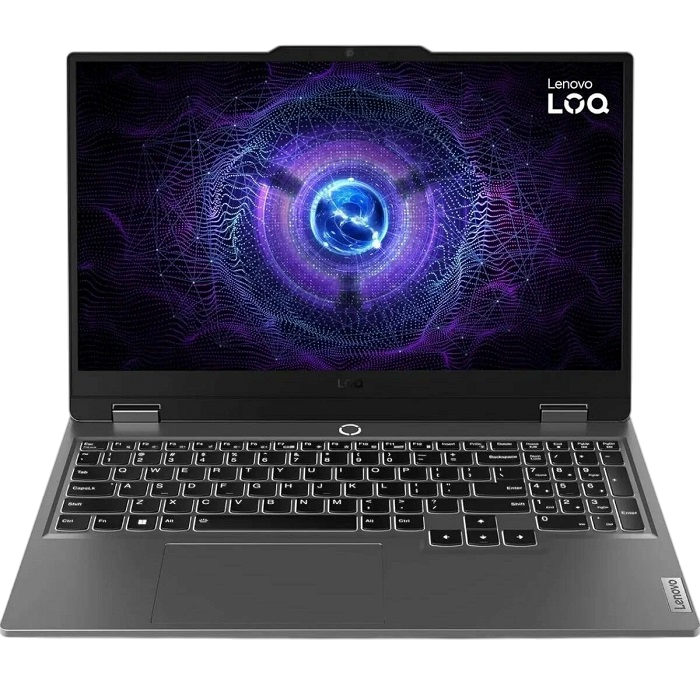 Ноутбук игровой 15.6" Lenovo LOQ 15IAX9 (Intel Core i5-12450HX/ 16ГБ/ SSD 512ГБ/ RTX 3050/ DOS (83GS005NRK), серый