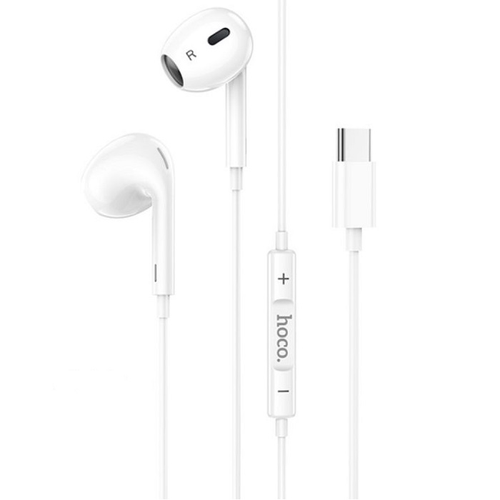 Наушники HOCO M101 Max, Crystal grace, Type-C, белый