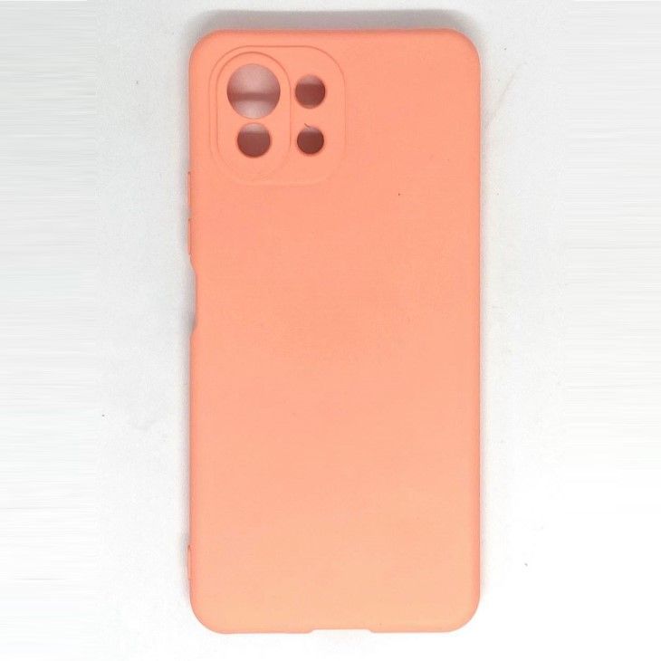 Задняя накладка ZIBELINO Soft Case для Xiaomi Mi 11 Lite (фуксия)