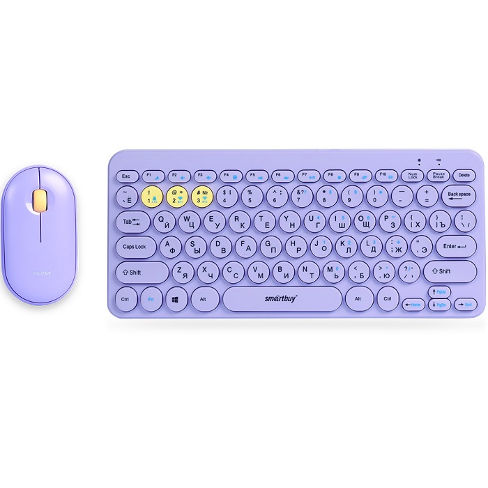 Клавиатура+мышь БП SMARTBUY 510590 фиолетовый (SBC-510590AG-V)