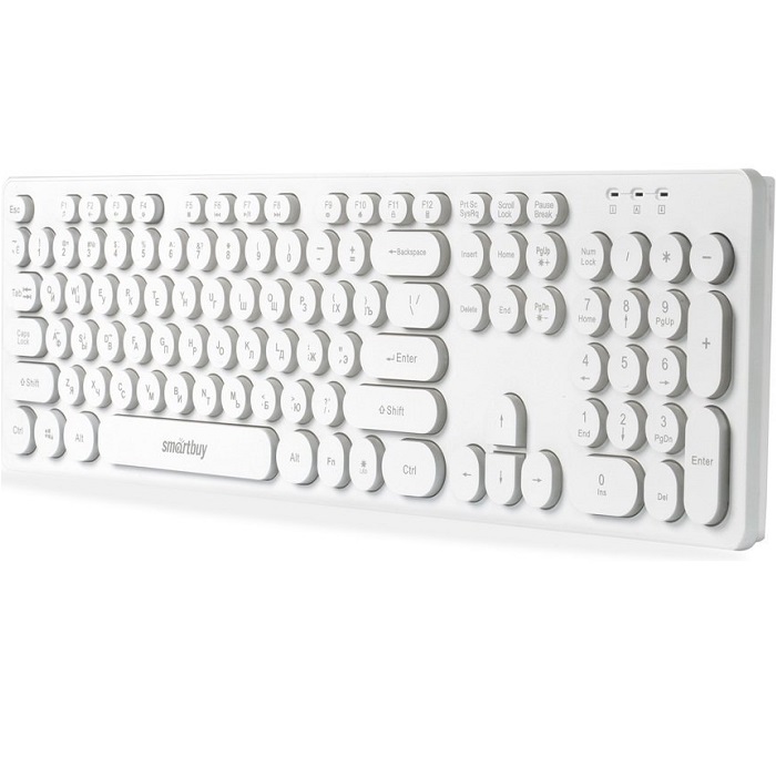 Клавиатура SMARTBUY ONE 328 USB белая