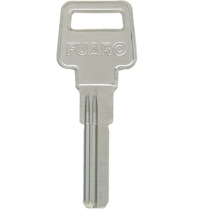 Заготовка ключа FUARO-2 2 паза (26.5*8.5*2.9) ст. AP-1D бронь Китай