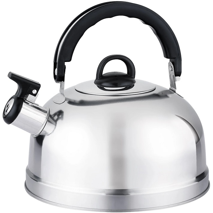 Чайник 2.7л Casual, из нерж стали со свистком, зерк. полировка