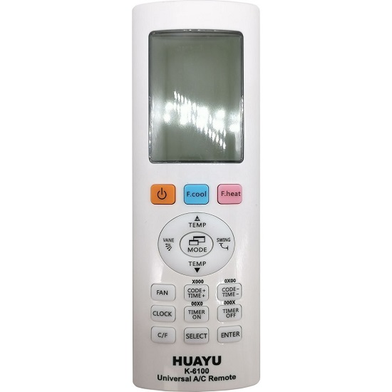 Пульт HUAYU K-6100  универсальный для кондиционеров