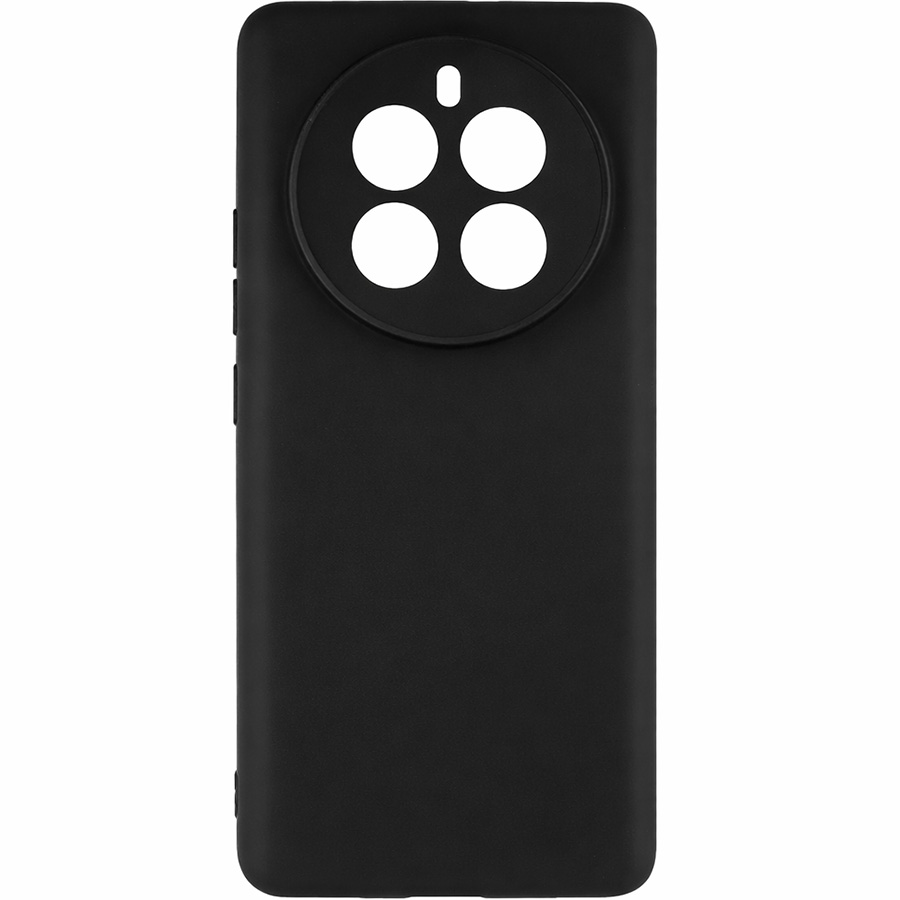 Задняя накладка ZIBELINO Soft Matte для Realme 12 Pro 5G/12 Pro+ 5G (черный) с микрофиброй