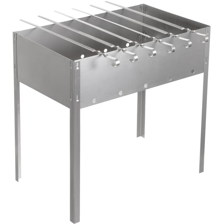 Мангал BOYSCOUT 500х300х500 мм, сборный, 6 шампуров (61237)