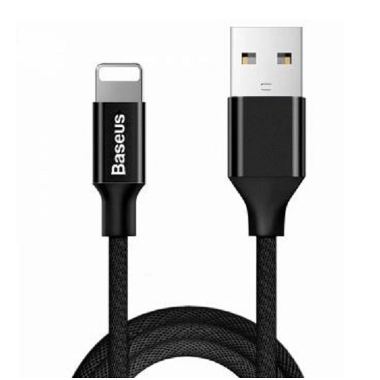 Кабель USB <--> Lightning  1.8м BASEUS Yiven, нейлон, чёрный