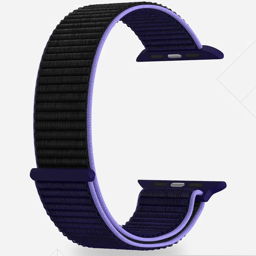 Нейлоновый ремешок LYAMBDA VEGA для Apple Watch 38/40mm DS-GN-02-40-43 Blue-black