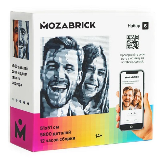 Фото-конструктор Mozabrick (Набор S)  29,5×27,7×8,2