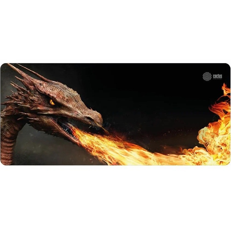 Коврик CACTUS Fire Dragon XXL рисунок (900x400x3мм)