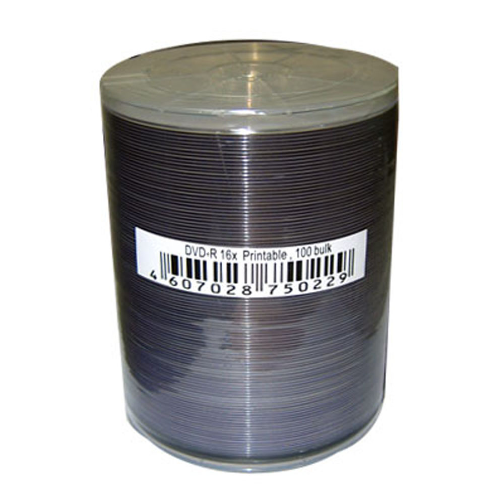 Диск DVD+R 4.7Gb 16x Full inkjet print (CMC) (Bulk-100)