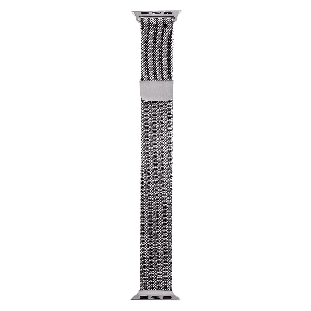 Металлический ремешок для Apple Watch 42/44mm Milanese loop серебро