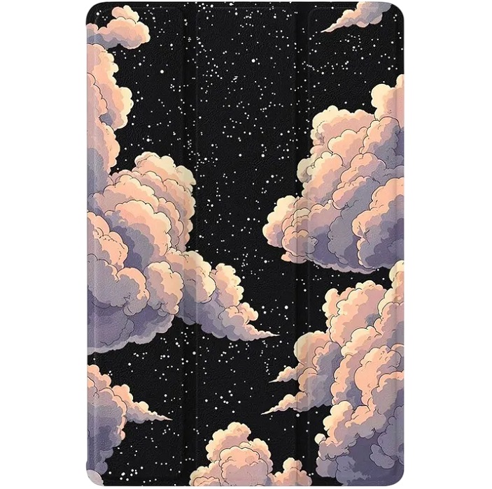 Чехол футляр-книга ZIBELINO для iPad Air 13" 2025 (M3)/Apple iPad Pro 2024 (M4)/iPad Air 2024 (M2) 13.0'' (черный) 8039 НОЧНОЕ НЕБО