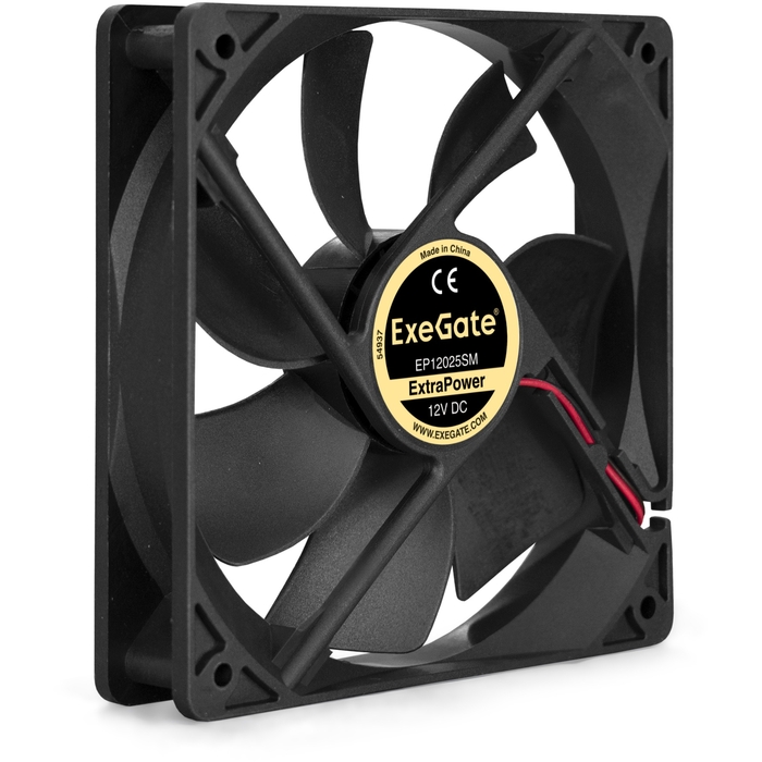 Вентилятор EXEGATE ExtraPower EP12025SM, 120x120x25 мм, Sleeve bearing (подшипник скольжения), Molex, 1800RPM, 25dBA