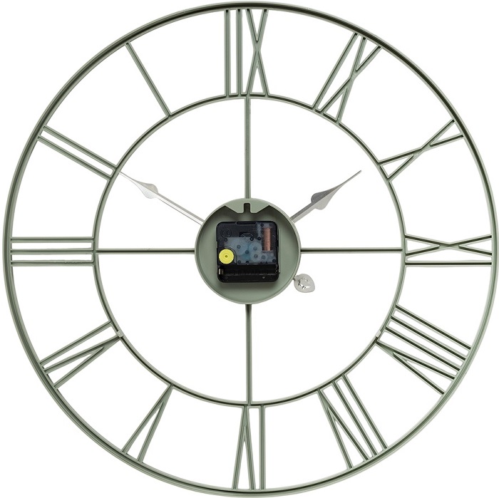 Часы настенные РУБИН "Классика" круг d=45,5см, открытая стрелка, корпус оливковый (4848-005)