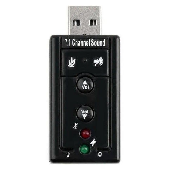 Внешняя звуковая карта Lieve USB 7.1
