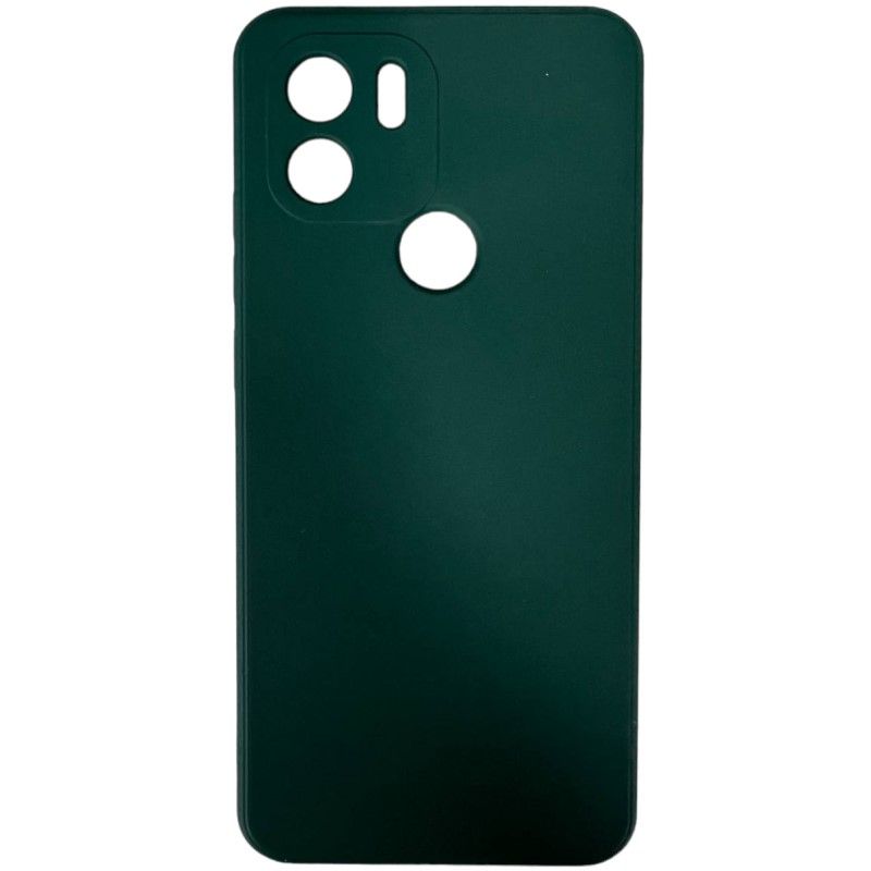 Силиконовый чехол SILICONE CASE NEW ERA для Xiaomi Redmi A1+ темно зеленый