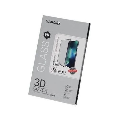 Противоударное стекло 3D HARDIZ Premium для iPhone 13 Pro Max черное (HRD186810)