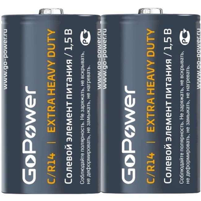 Элемент питания GoPower R14 Heavy Duty