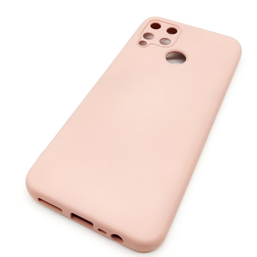 Силиконовый чехол NANO для Realme C15 (Розовый песок)