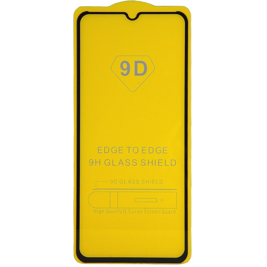 Противоударное стекло 9D GLASS для Xiaomi Poco M4 черное