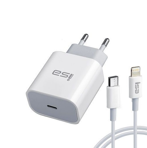 Сетевое ЗУ 1Type-C ISA HS22 белый