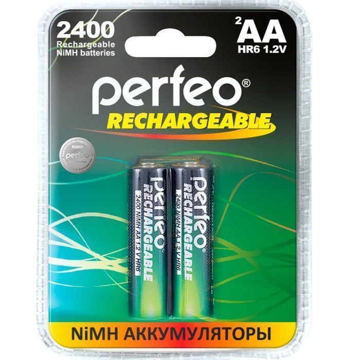 Аккумулятор PERFEO R06 2400mAh BL-2 (60)