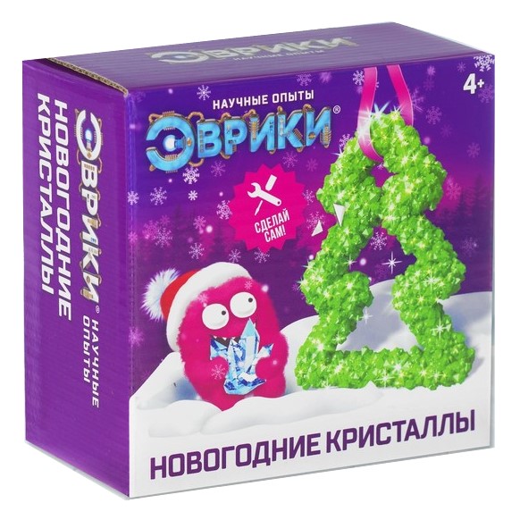 Эврики Набор для выращивания кристаллов "Новогодняя елка"      4155693