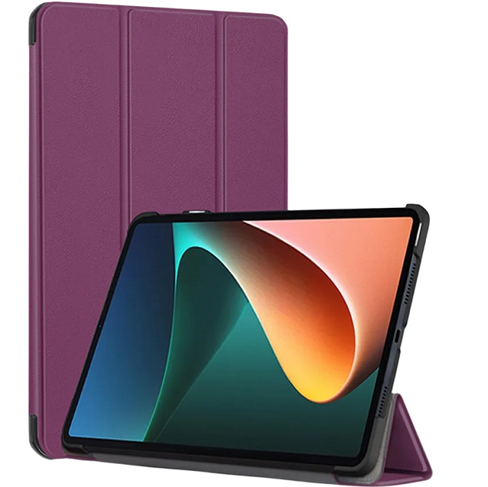 Чехол футляр-книга ZIBELINO для Xiaomi Redmi Pad Pro 2024/Poco Pad 2024 12.1" (фиолетовый)