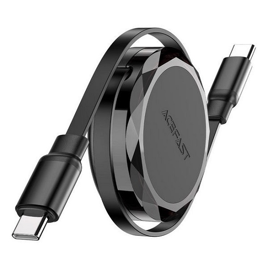 Кабель Type-C <--> Type-C  0.8м ACEFAST C13-03 черный, 60W