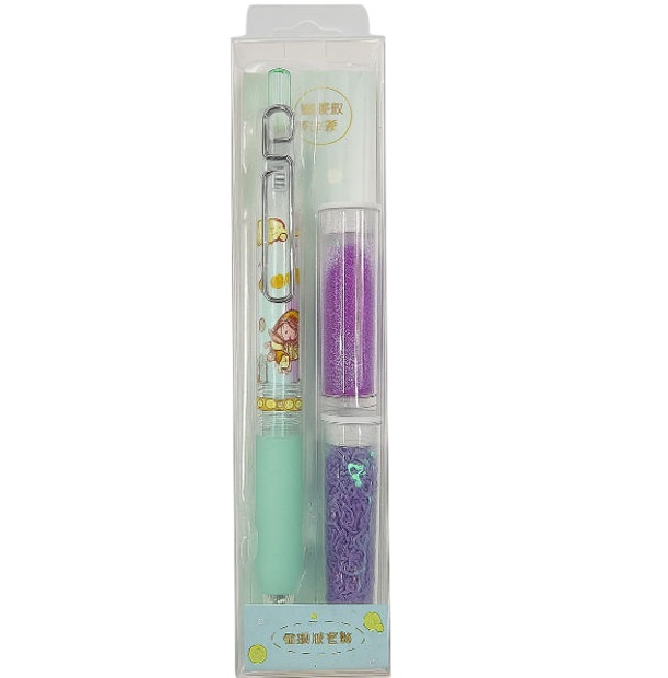 Клеевая ручка с блестками МИКС