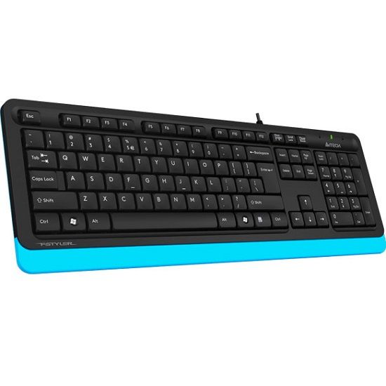 Клавиатура A4TECH Fstyler FK10 черный/синий