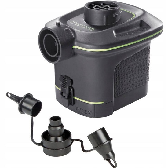 Насос электрический на батарейках (6шт х тип C) "Quick-Fill Battery" 420л/м, 3 насадки в комплекте INTEX 66638