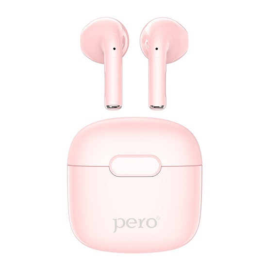 Наушники PERO TWS05 COLORFUL Coral Pink