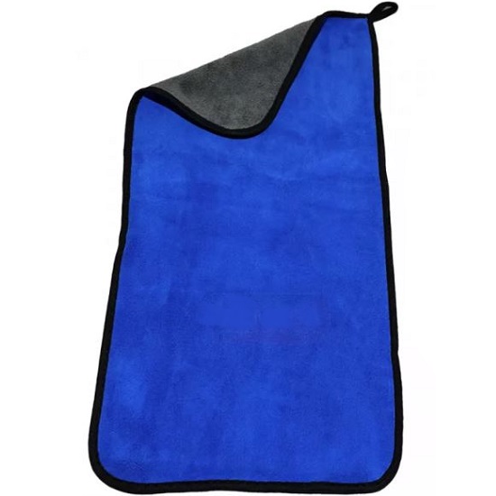 Салфетка микрофибра размер 30*60см, плотность 600г.,автополотенце, цвет  синий