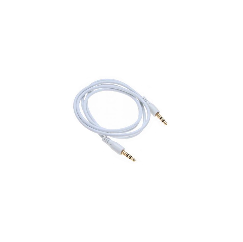 Кабель Jack 3.5 <--> Jack 3.5  1.0м FAISON FS-K-475, Classic, плоский, белый