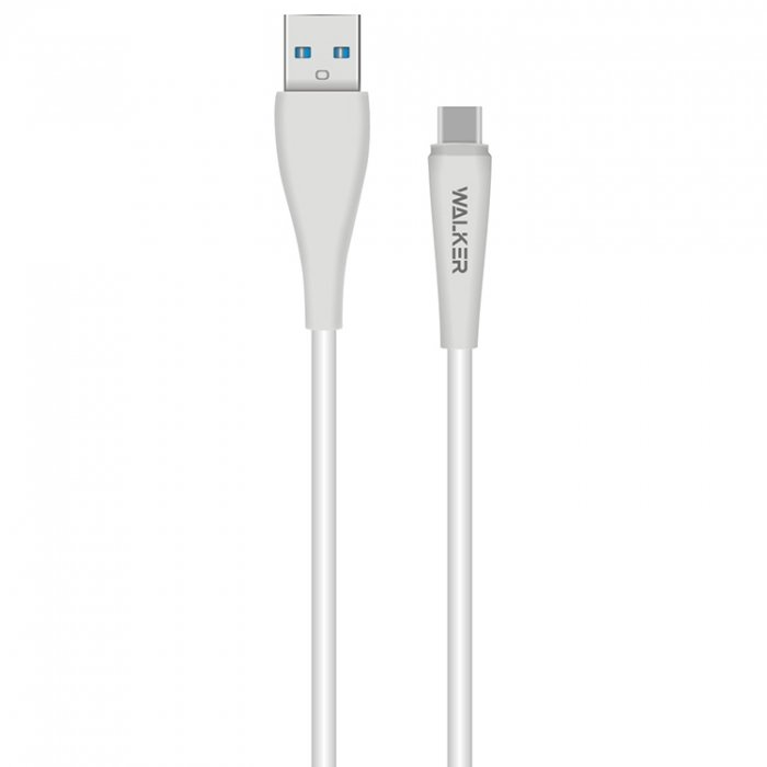 Кабель USB <--> Type-C  1.0м WALKER C305 белый