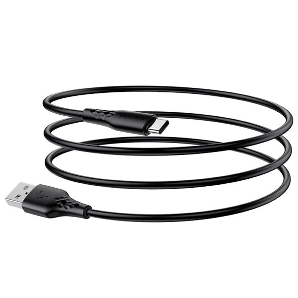 Кабель USB <--> Type-C  1.0м BOROFONE BX48 черный